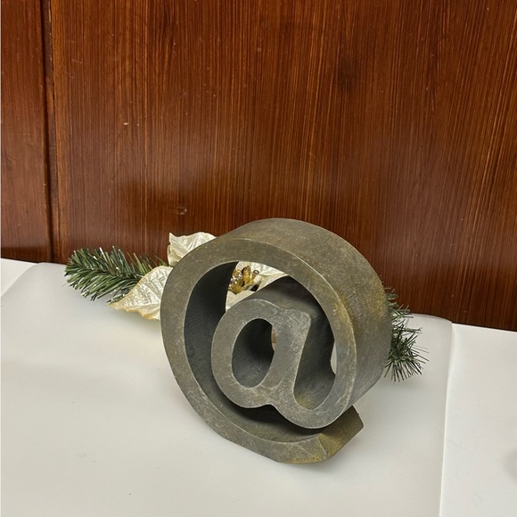 Modern Art Decor arroba Symbol Sculpture Decor - Picture 9 of 11